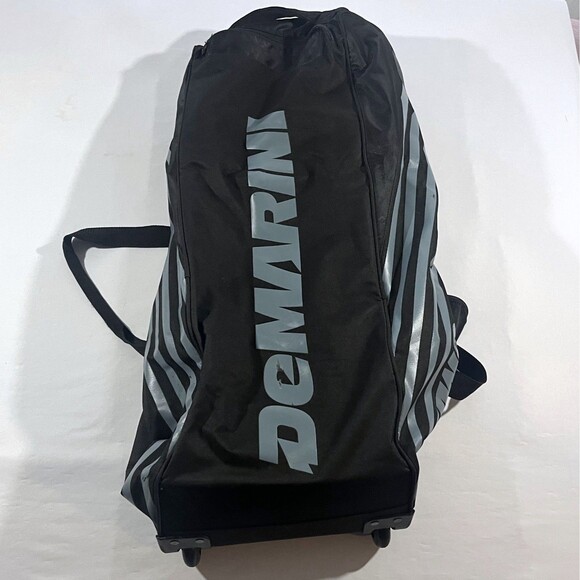 DeMarini Black Momentum Wheel Baseball Softball Catchers Gear Bag Travel Luggage - Picture 1 of 10